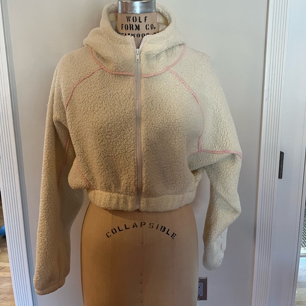 Out from Under Sherpa Cropped Hoodie